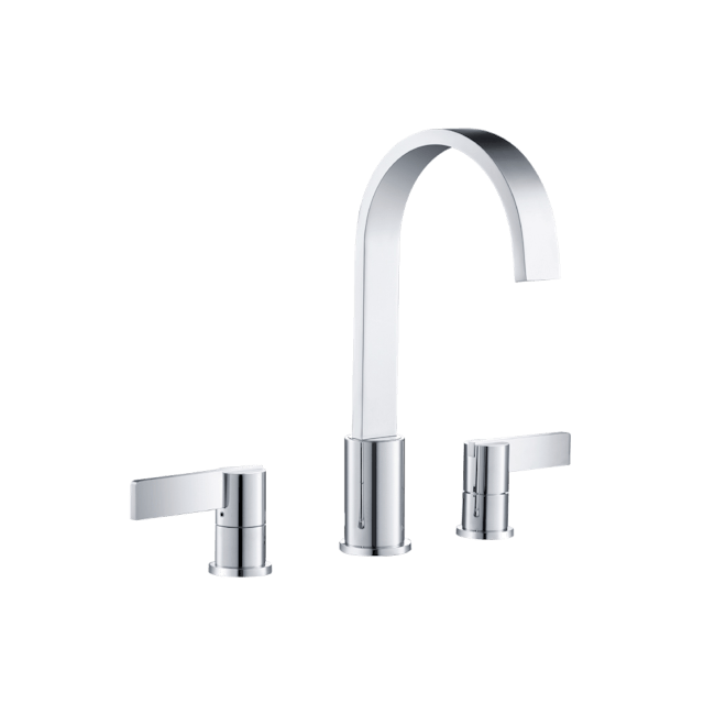 Three Hole 8" Widespread Two Handle Bathroom Faucet - other