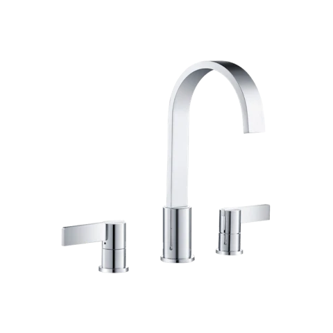 Three Hole 8" Widespread Two Handle Bathroom Faucet - image 1 - other