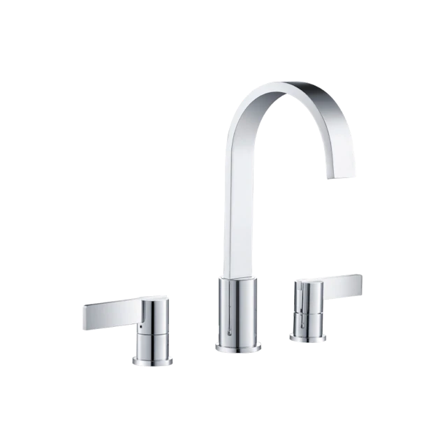 Three Hole 8" Widespread Two Handle Bathroom Faucet - image 1 - other