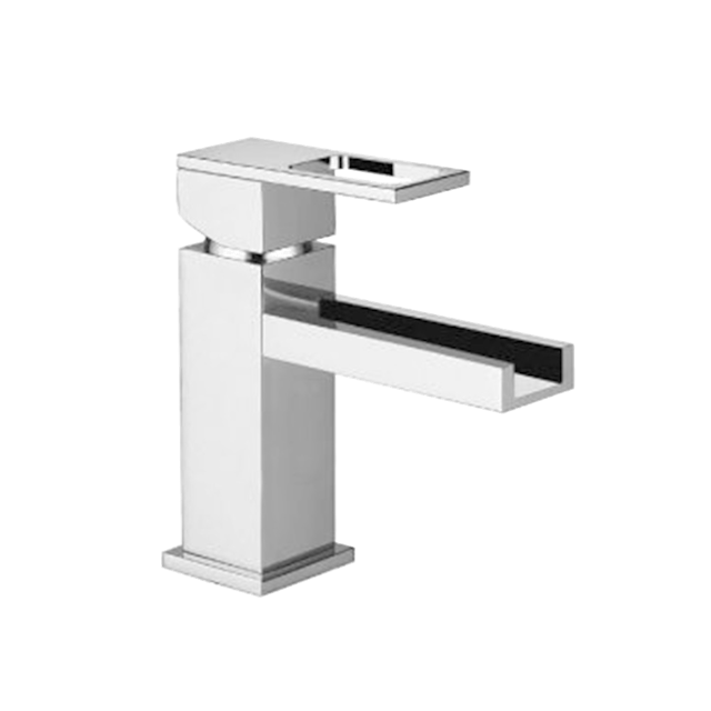 Single Hole Cascade Flow Waterfall Bathroom Faucet - image 1 - other