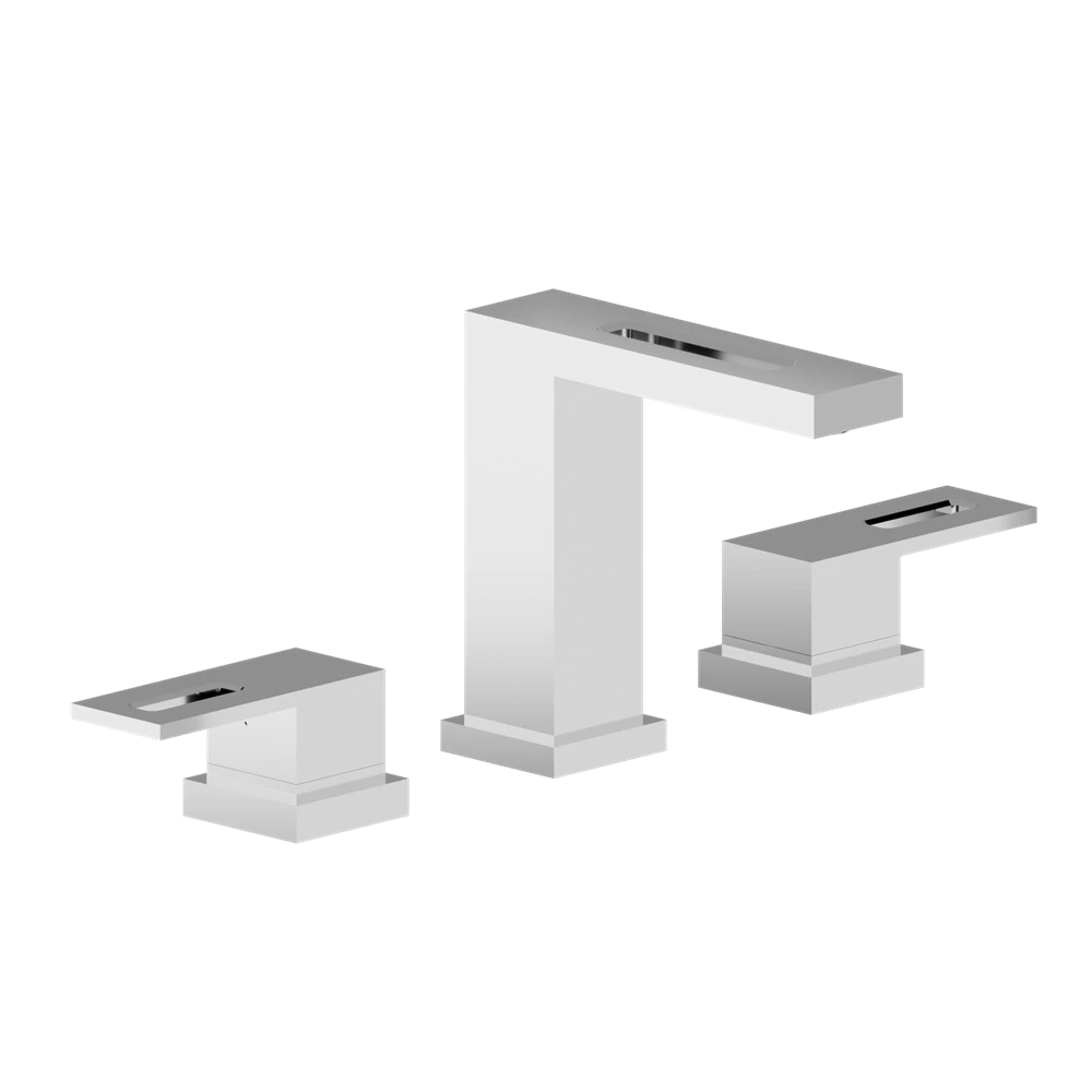 Three Hole 8" Widespread Two Handle Bathroom Faucet