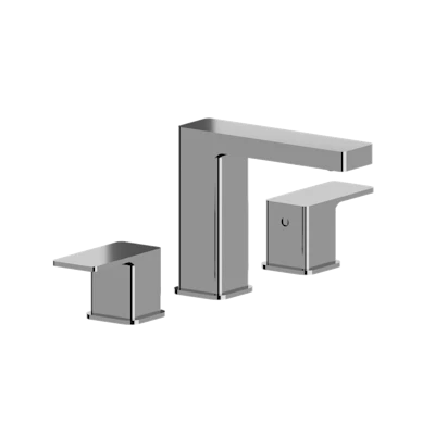 Three Hole 8" Widespread Two Handle Bathroom Faucet