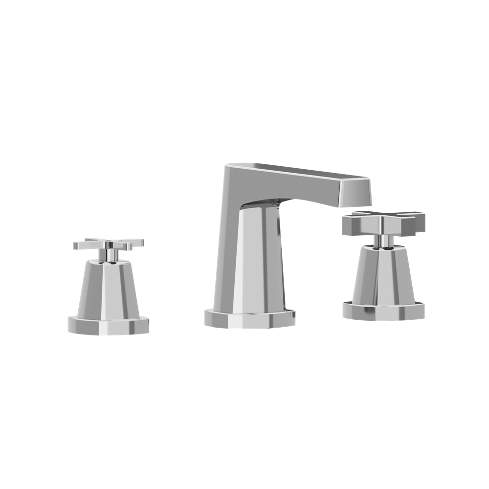 Three Hole 8" Widespread Two Handle Bathroom Faucet