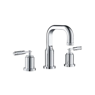 Three Hole 8" Widespread Two Handle Bathroom Faucet