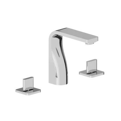 Three Hole 8" Widespread Two Handle Bathroom Faucet