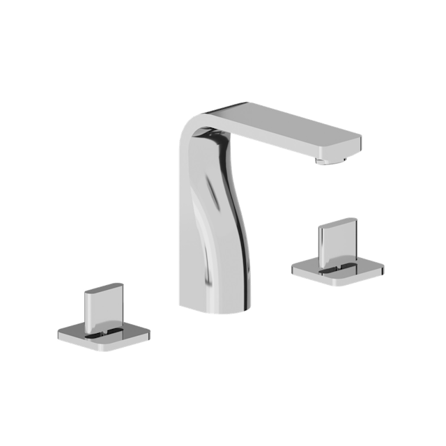 Three Hole 8" Widespread Two Handle Bathroom Faucet - image 1 - other