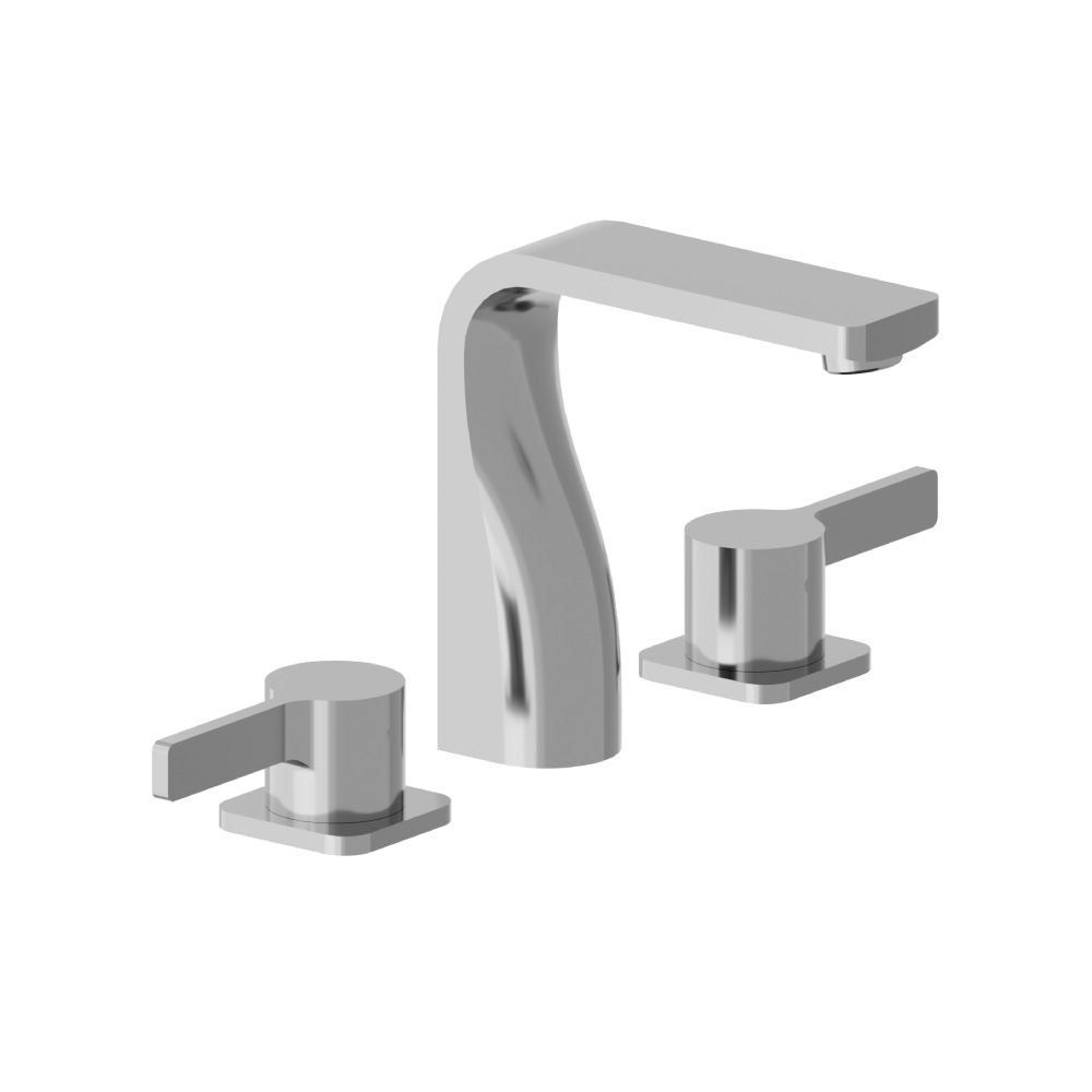 Three Hole 8" Widespread Two Handle Bathroom Faucet