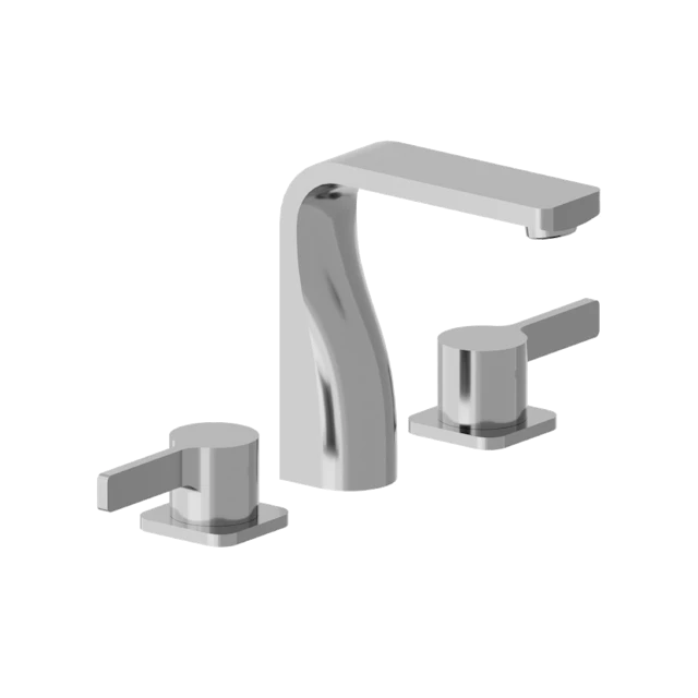 Three Hole 8" Widespread Two Handle Bathroom Faucet - angle 1 - other