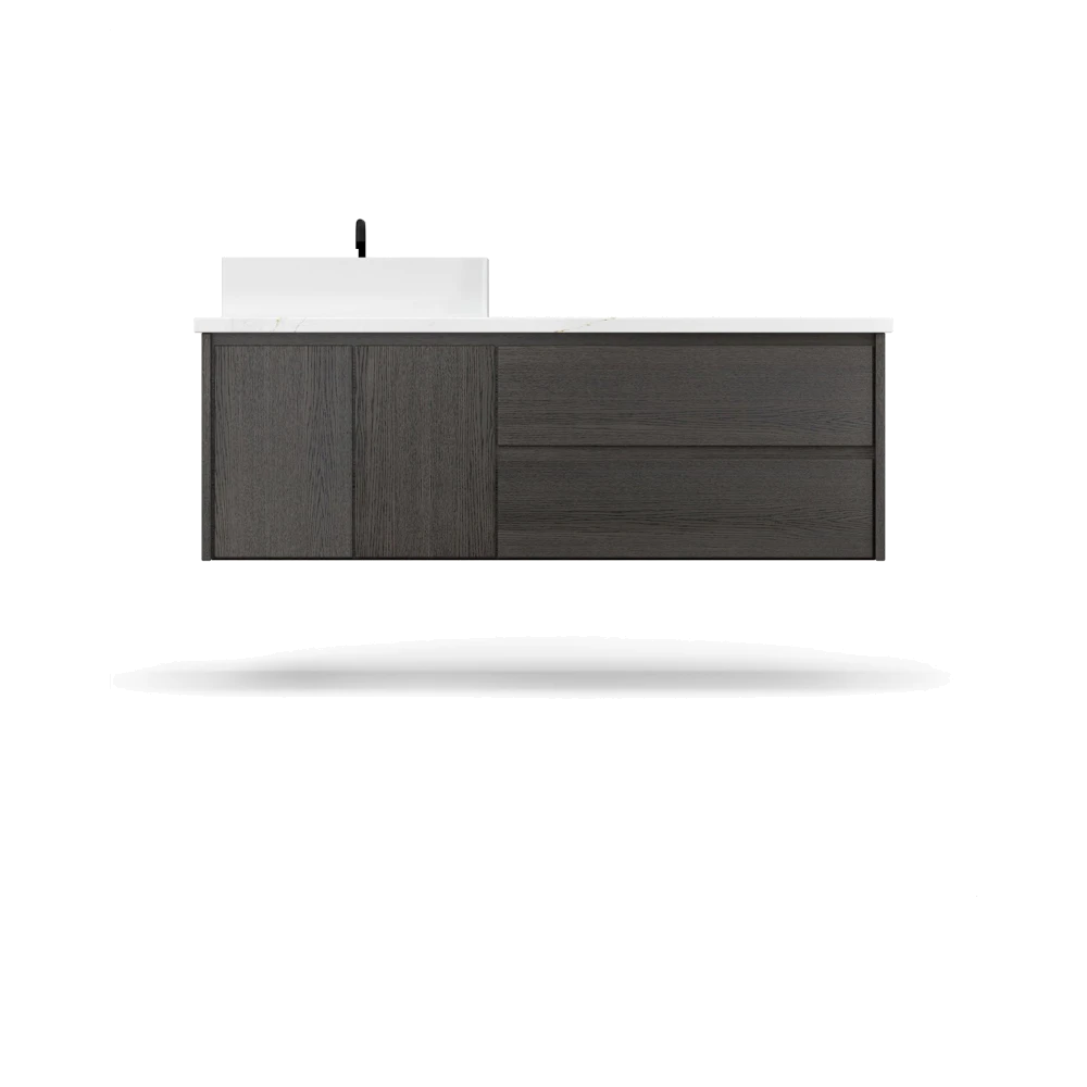 Gilded Single Left/Right Bath Floating Vanity