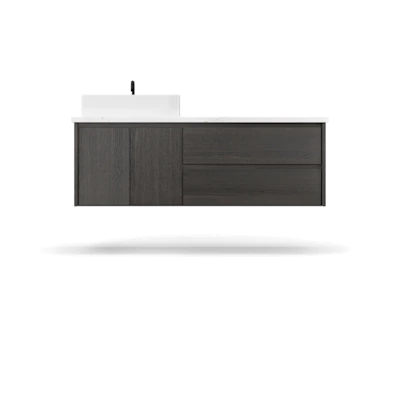 Gilded Single Left/Right Bath Floating Vanity