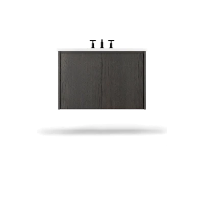Gilded Single Bath Floating Vanity - Undermount Sink