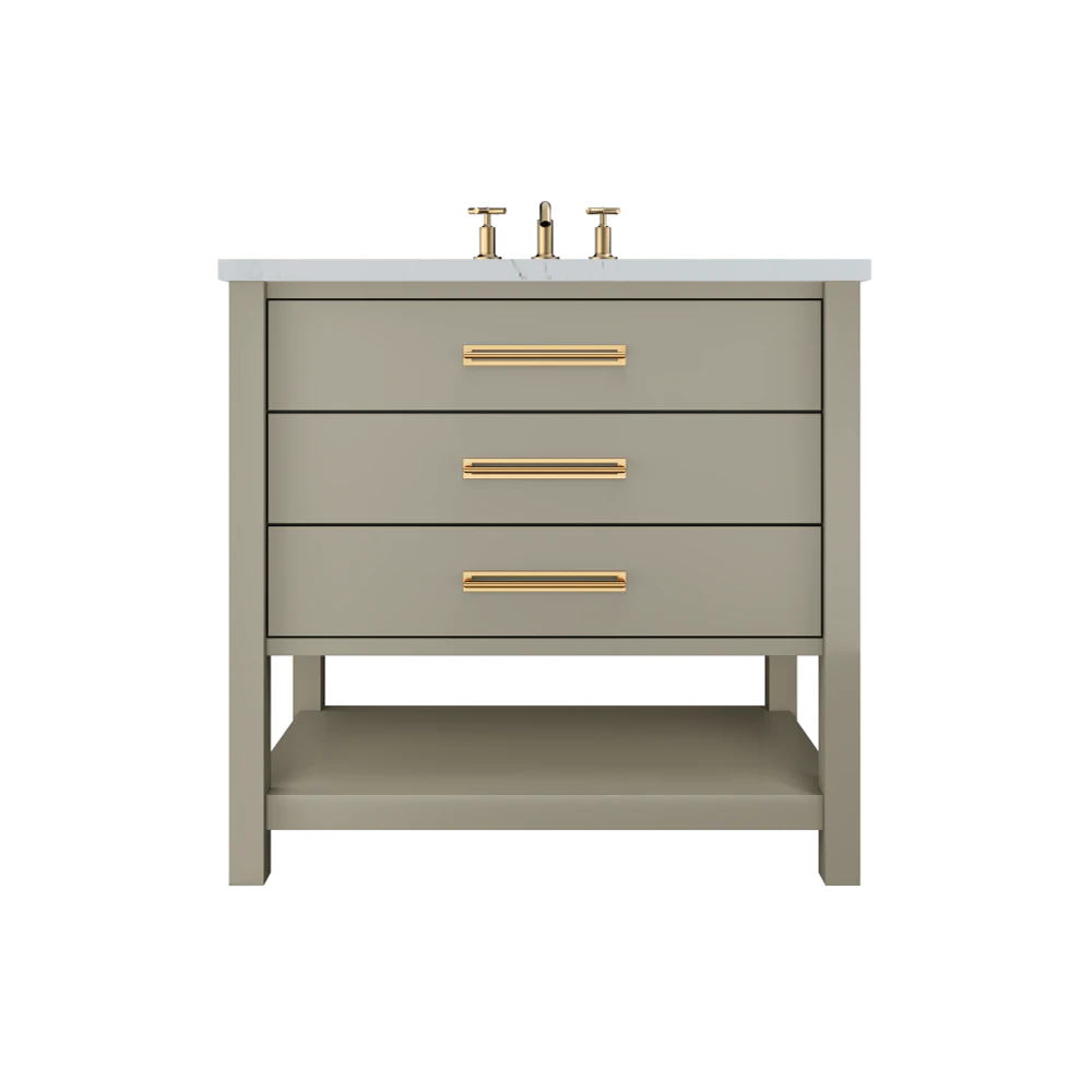 Kiawah Three-Drawer Single Bath Vanity