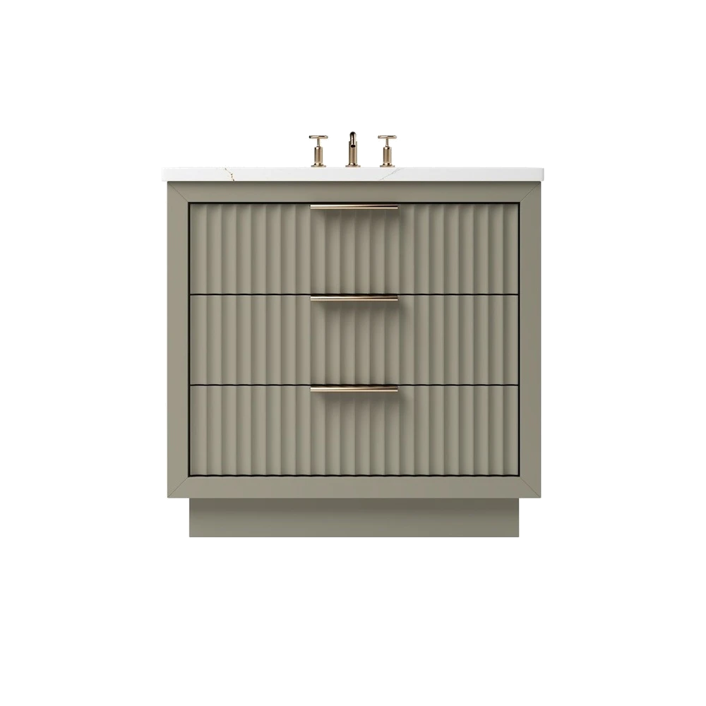 LeCrieú Three-Drawer Single Bath Vanity