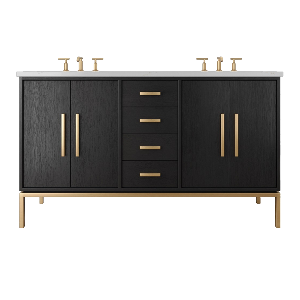 Rift White Oak Double Bath Vanity