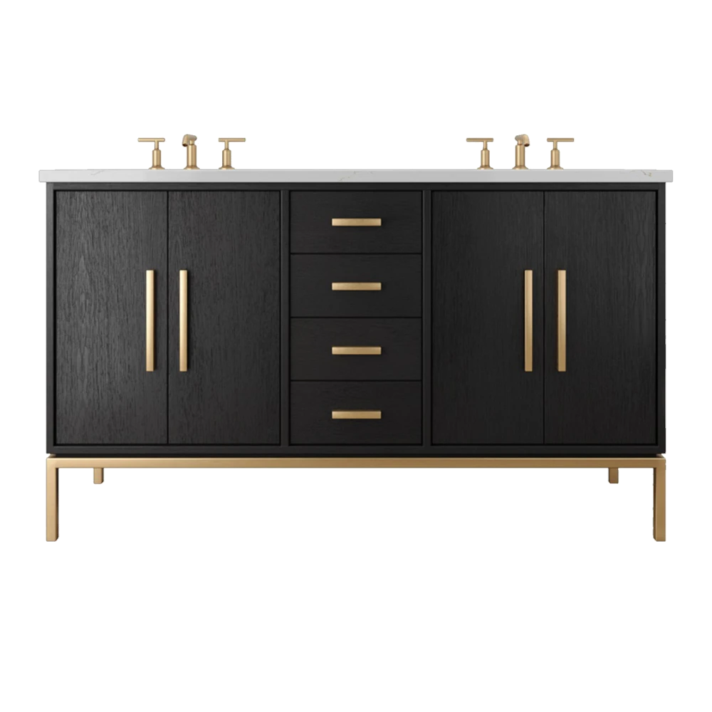 Rift White Oak Double Bath Vanity