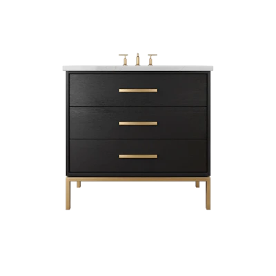 Rift White Oak Three-Drawer Single Bath Vanity