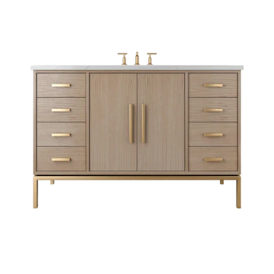 Rift White Oak Single Extra Wide Bath Vanity