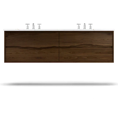 Ventura Four-Drawer Double Bath Floating Vanity