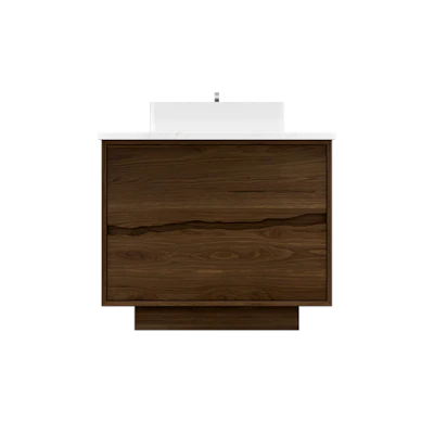 Ventura Two-Drawer Single Bath Vanity - Vessel Sink