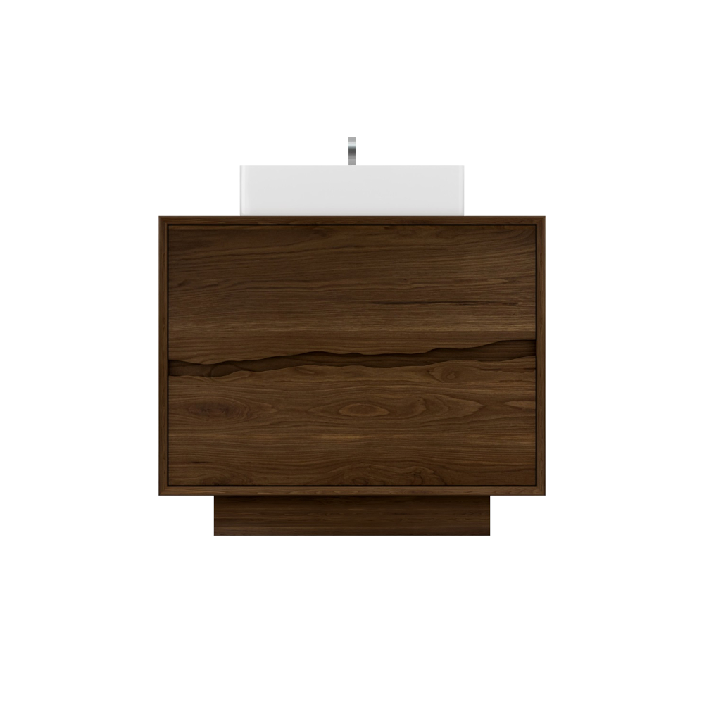 Ventura Two-Drawer Single Bath Vanity With Integrated Countertop