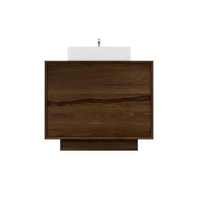 Ventura Two-Drawer Single Bath Vanity With Integrated Countertop