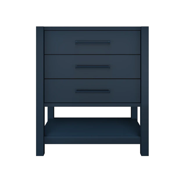 Kiawah Three-Drawer Single Bath Vanity - image 1 - base