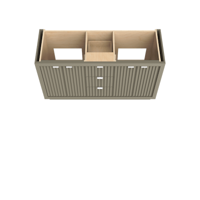 LeCrieú Double Bath Vanity - image 3 - base