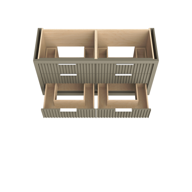 LeCrieú Double Drawer Bath Vanity - image 5 - base