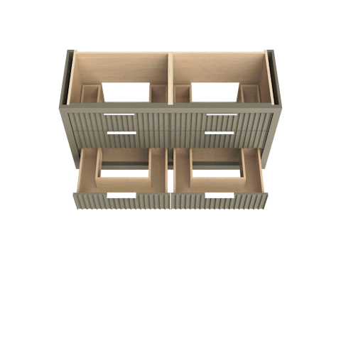 LeCrieú Double Drawer Bath Vanity - image 5 - base