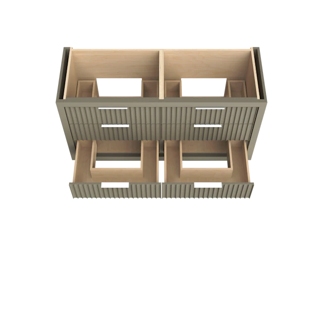 LeCrieú Double Drawer Bath Vanity - image 5 - base