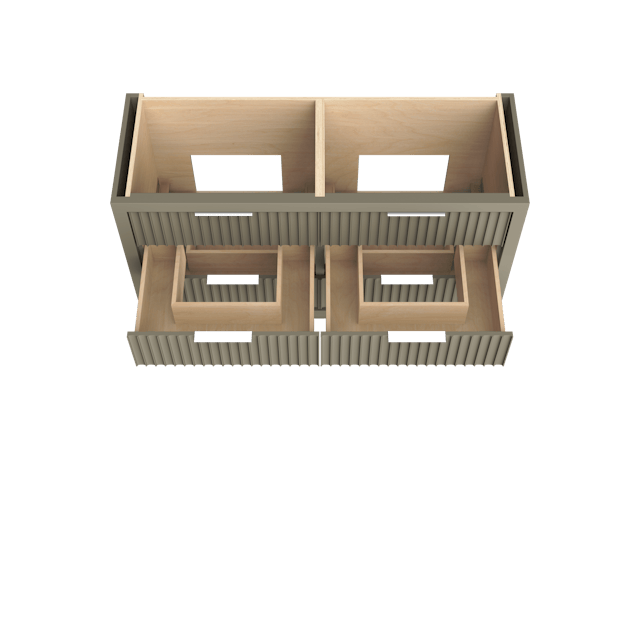 LeCrieú Double Drawer Bath Vanity - image 4 - base