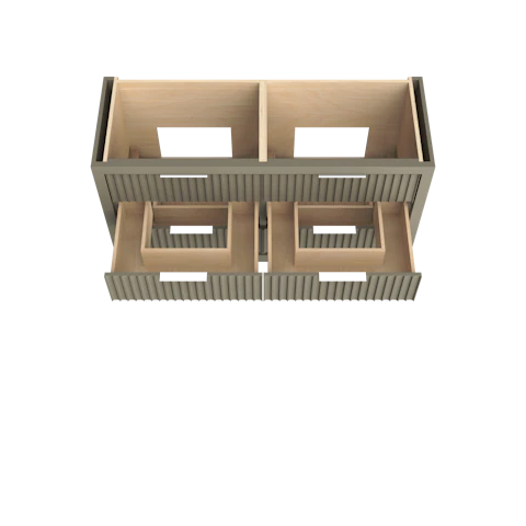 LeCrieú Double Drawer Bath Vanity - image 4 - base