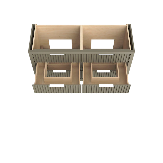 LeCrieú Double Drawer Bath Vanity - image 4 - base