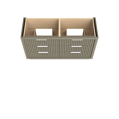 LeCrieú Double Drawer Bath Vanity - image 3 - base