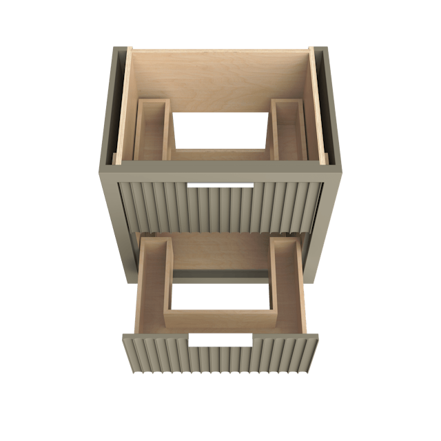 LeCrieú Two-Drawer Single Bath Vanity - image 5 - base