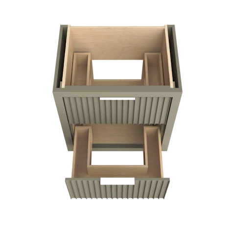 LeCrieú Two-Drawer Single Bath Vanity - image 5 - base