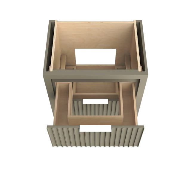 LeCrieú Two-Drawer Single Bath Vanity - image 4 - base