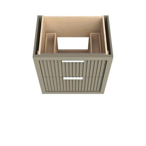 LeCrieú Two-Drawer Single Bath Vanity - image 3 - base