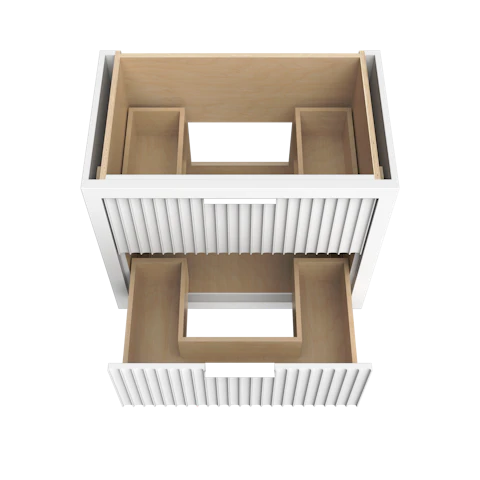 LeCrieú Two-Drawer Single Bath Vanity - image 5 - base