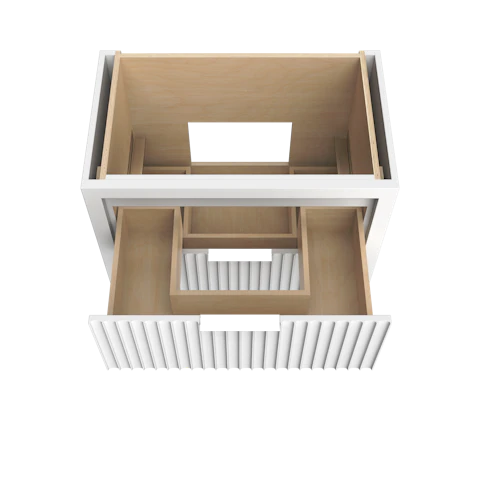 LeCrieú Two-Drawer Single Bath Vanity - image 4 - base