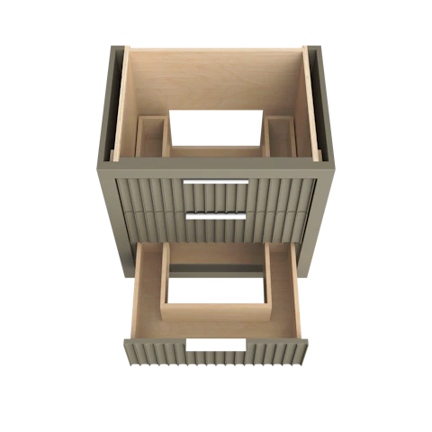 LeCrieú Three-Drawer Single Bath Vanity - image 5 - base
