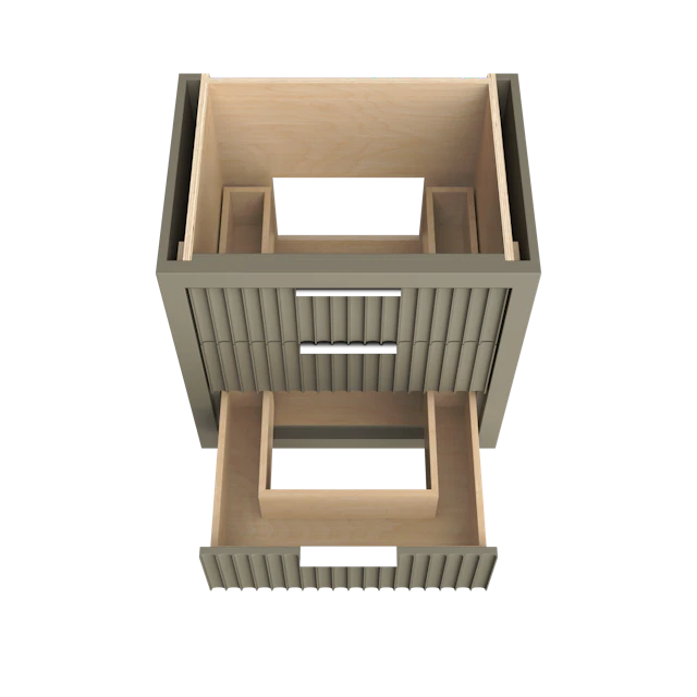 LeCrieú Three-Drawer Single Bath Vanity - image 5 - base