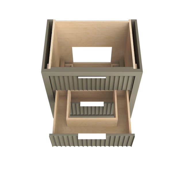 LeCrieú Three-Drawer Single Bath Vanity - image 4 - base