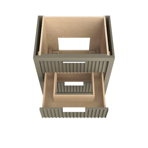 LeCrieú Three-Drawer Single Bath Vanity - image 4 - base