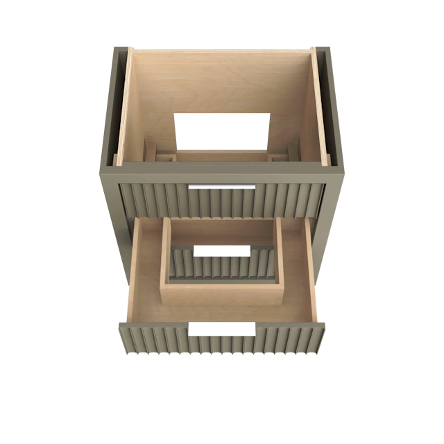 LeCrieú Three-Drawer Single Bath Vanity - image 4 - base