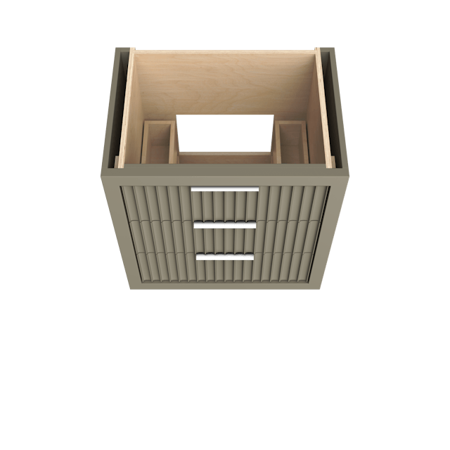 LeCrieú Three-Drawer Single Bath Vanity - image 3 - base