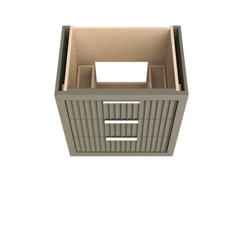 LeCrieú Three-Drawer Single Bath Vanity - image 3 - base