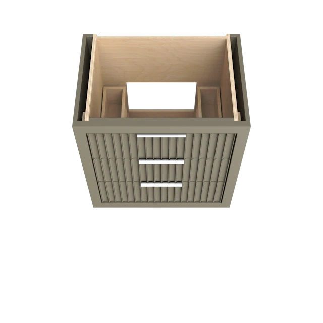 LeCrieú Three-Drawer Single Bath Vanity - image 3 - base