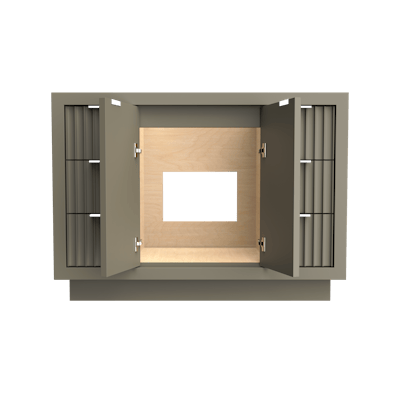 LeCrieú Single Extra Wide Bath Vanity - image 4 - base