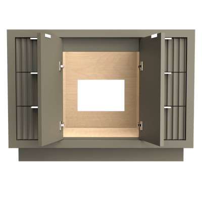 LeCrieú Single Extra Wide Bath Vanity - image 4 - base